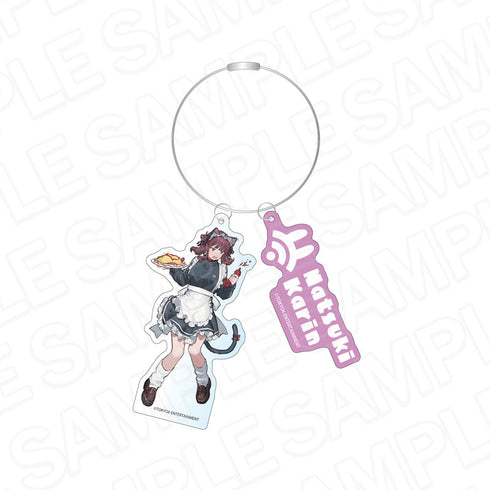 『TOKYO6キャラクターズ』ワイヤーキーホルダー 夏色花梨 ジャージメイド ver.